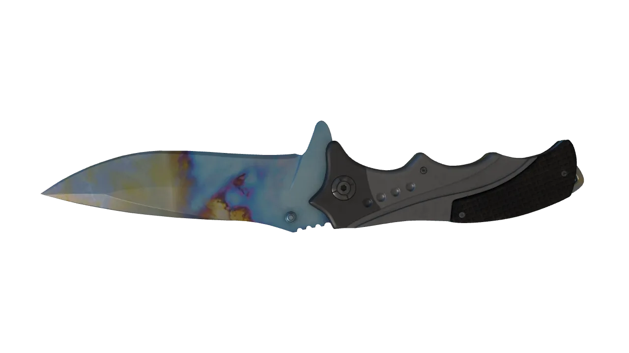 Nomad Knife | Case Hardened seed #867, back