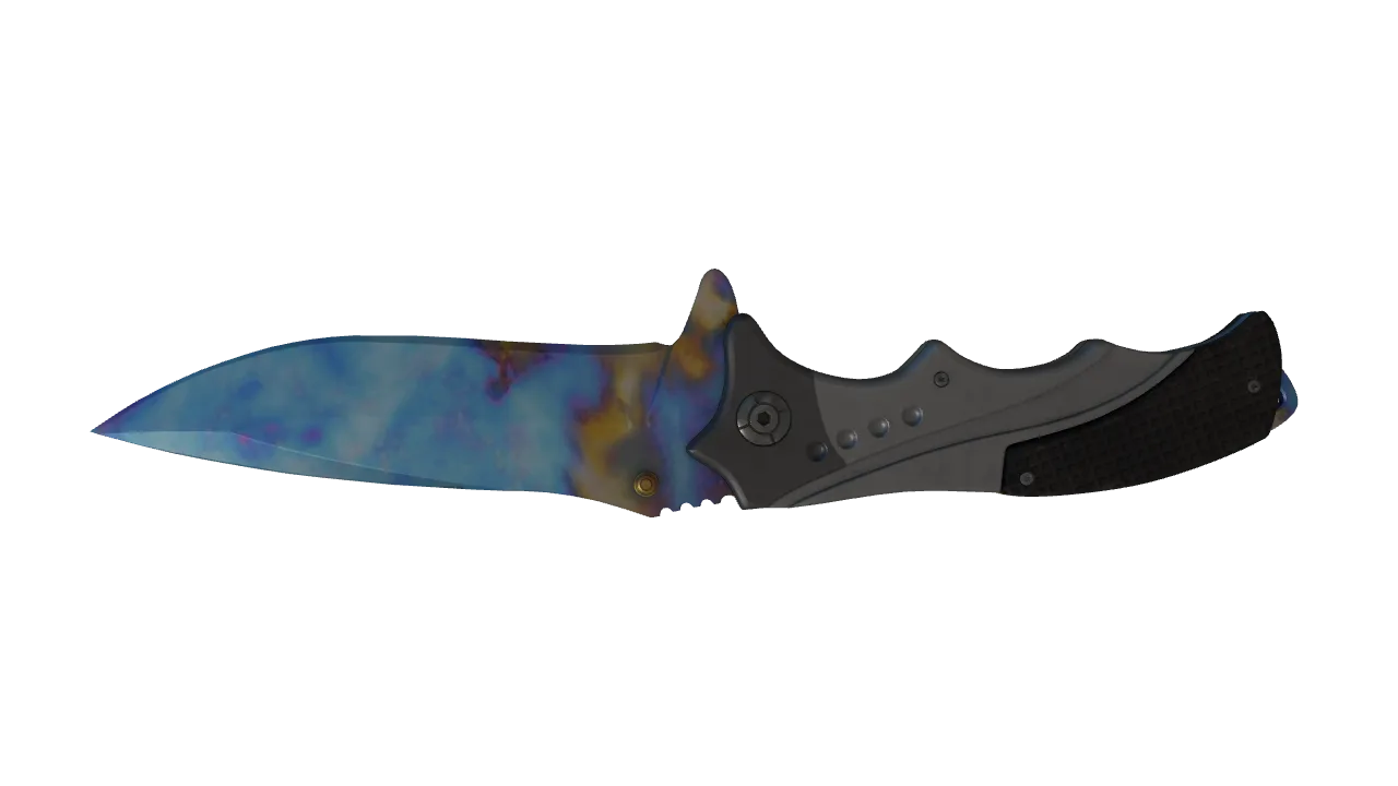 Nomad Knife | Case Hardened seed #872, back