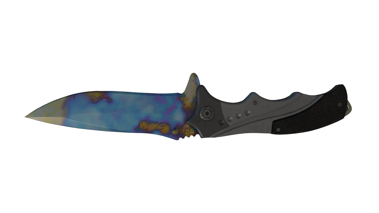 Nomad Knife | Case Hardened seed #902, back
