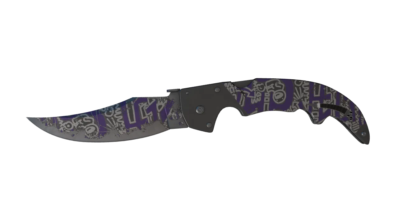 ★ Falchion Knife | Freehand (Battle-Scarred) — Dust II light, front