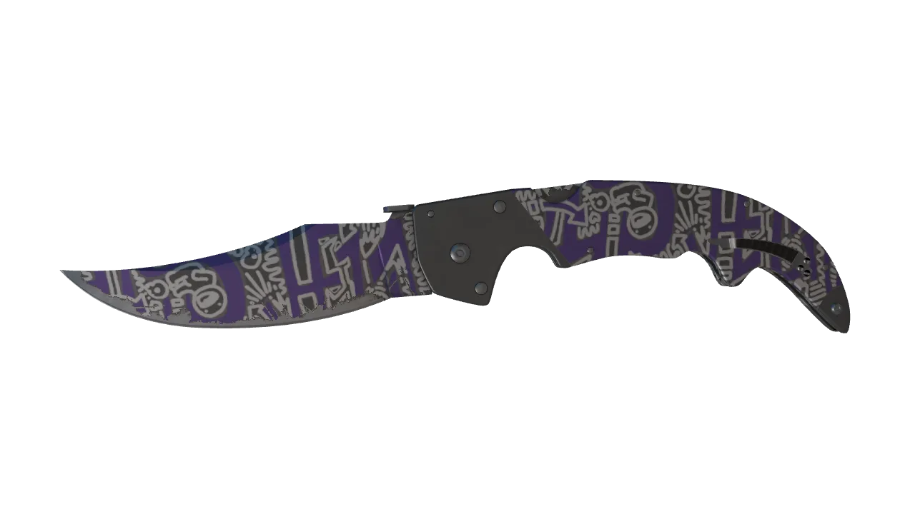 ★ Falchion Knife | Freehand (Field-Tested) — Dust II light, front
