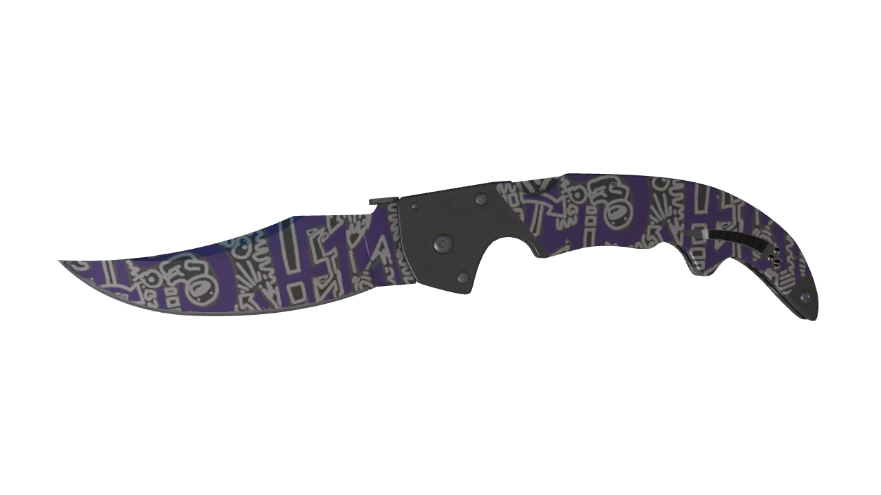 ★ Falchion Knife | Freehand (Minimal Wear) — Dust II light, front