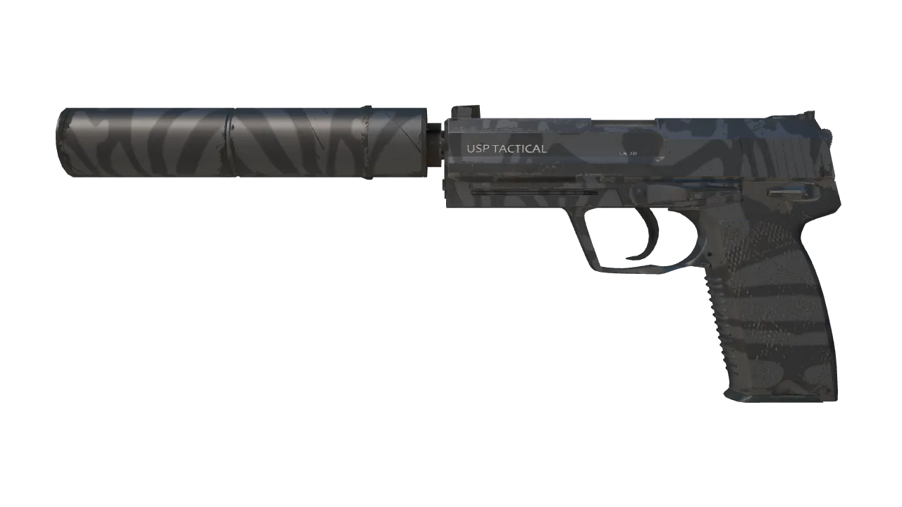 USP-S | Dark Water (Field-Tested) — Dust II light, front
