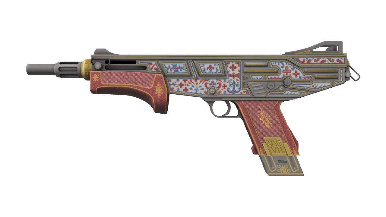 MAG-7 | Cinquedea (Minimal Wear) — Dust II light, front
