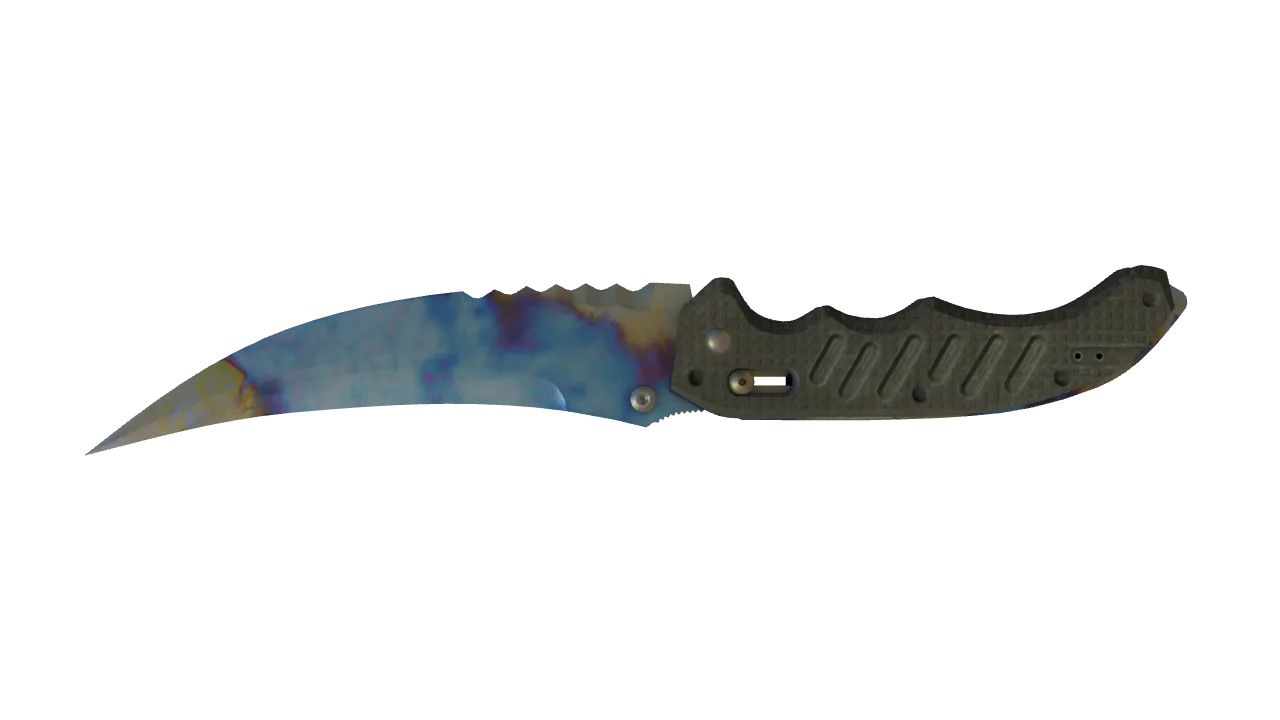 Flip Knife | Case Hardened seed #103, back