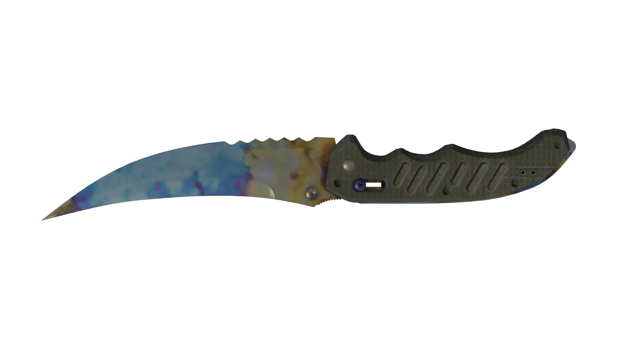 Flip Knife | Case Hardened seed #112, back
