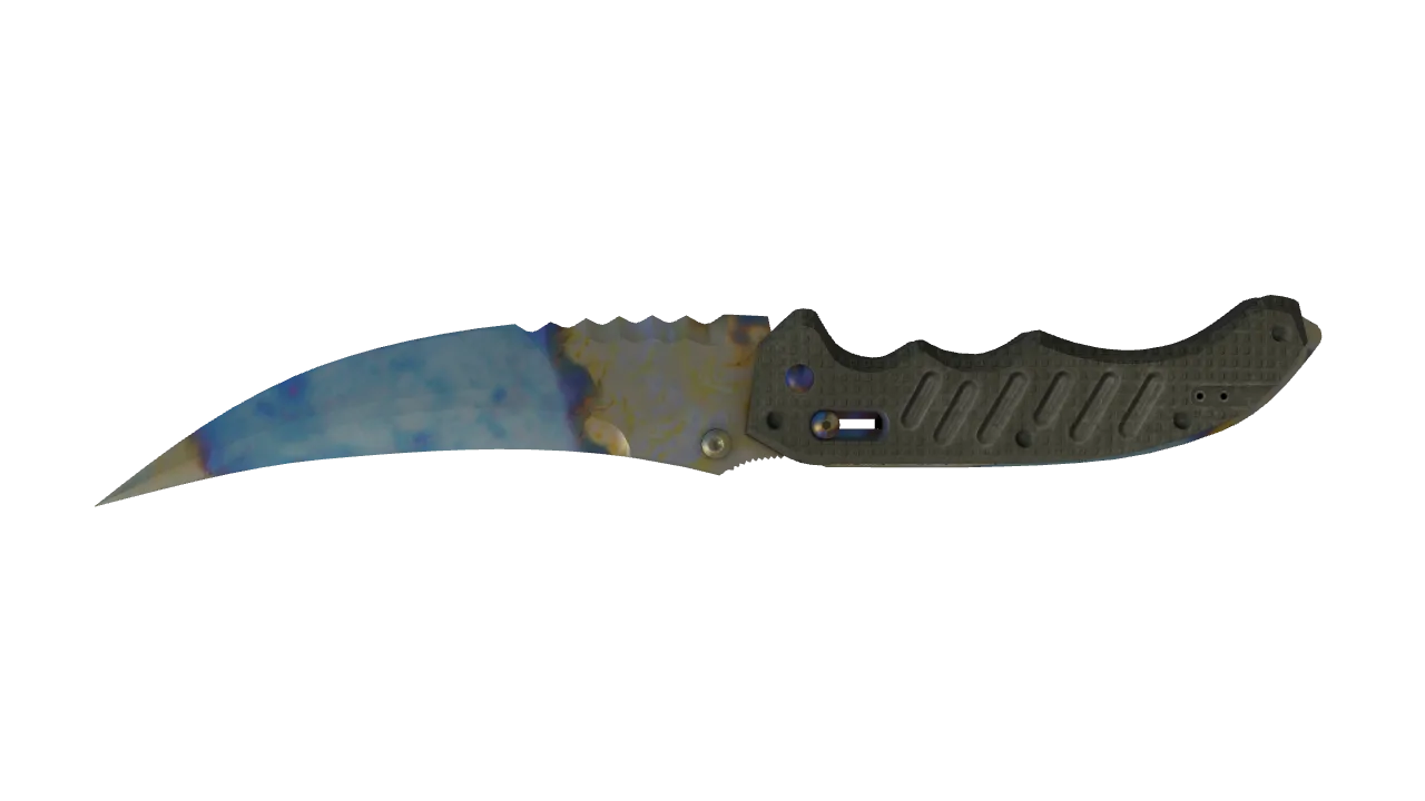 Flip Knife | Case Hardened seed #13, back