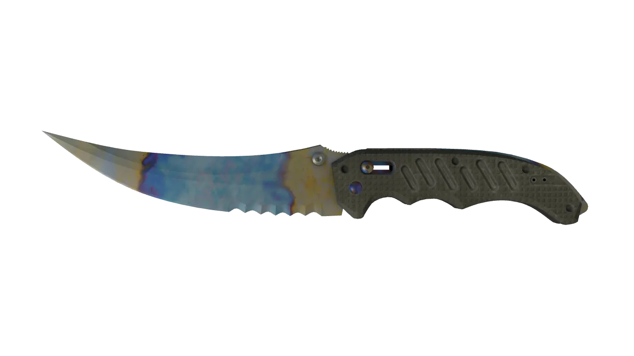 Flip Knife | Case Hardened seed #13, front