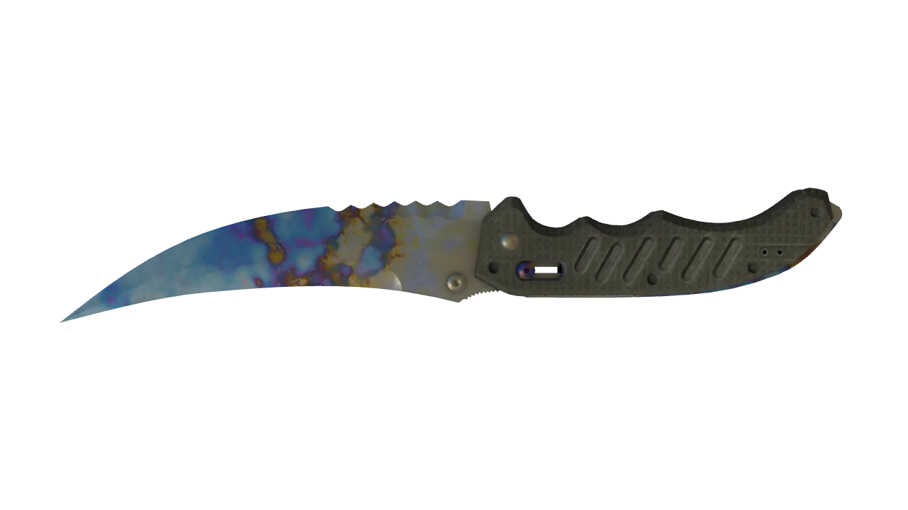 Flip Knife | Case Hardened seed #139, back