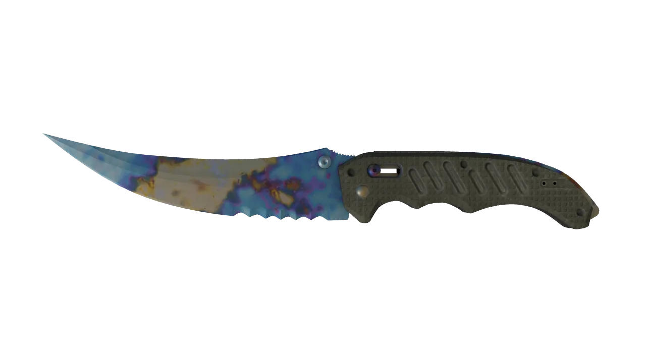 Flip Knife | Case Hardened seed #139, front