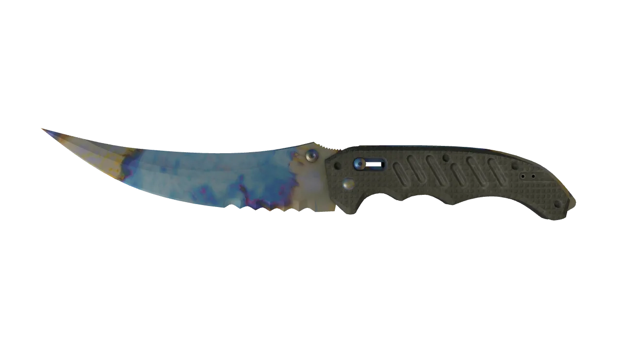 Flip Knife | Case Hardened seed #14, front