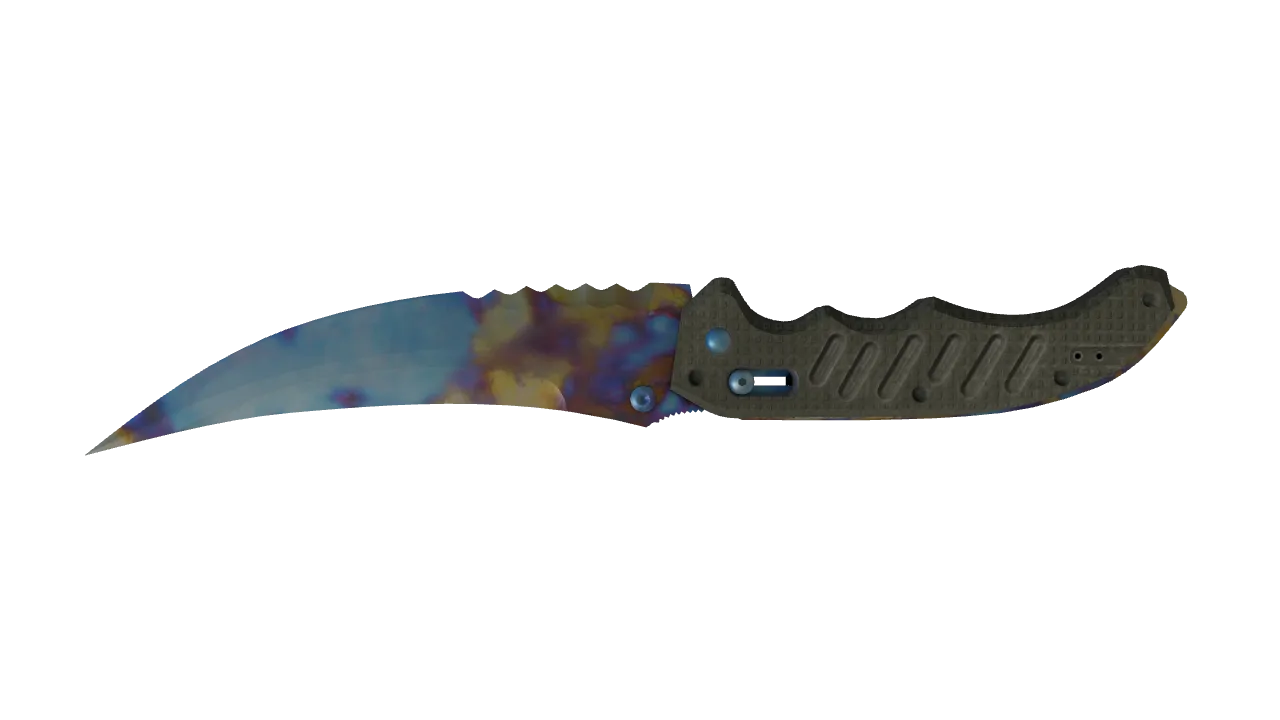 Flip Knife | Case Hardened seed #147, back