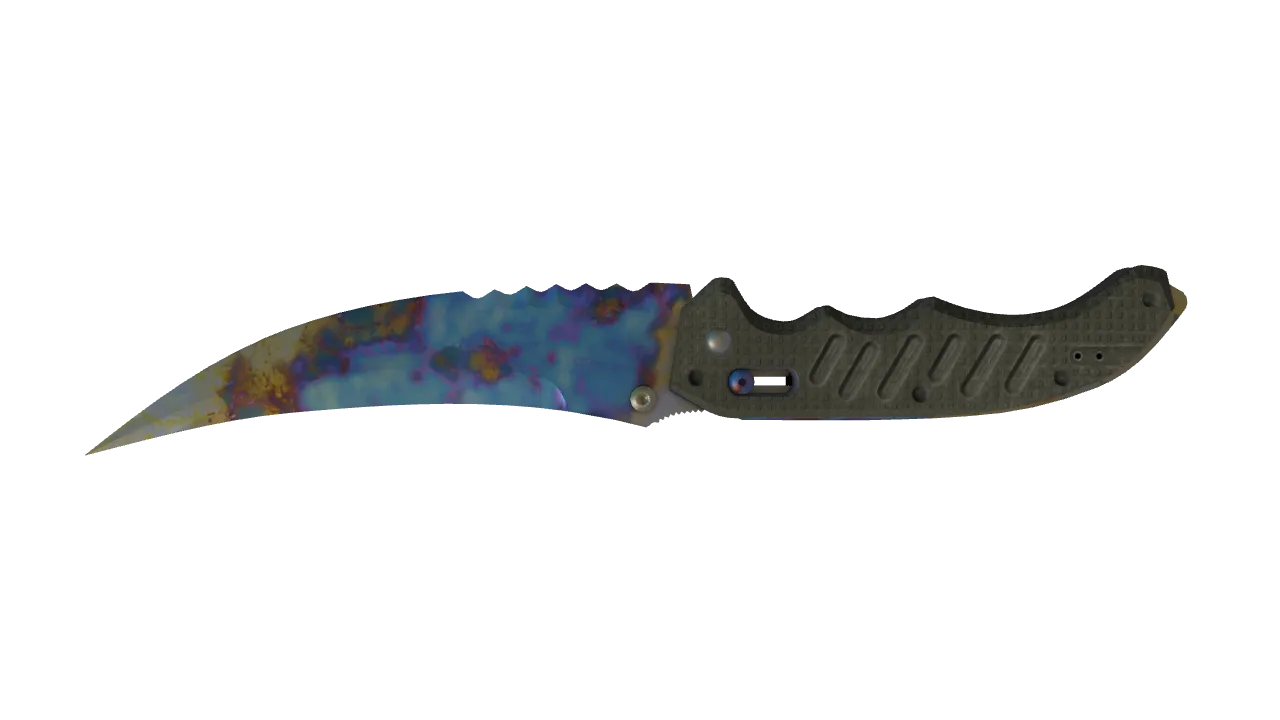 Flip Knife | Case Hardened seed #149, back