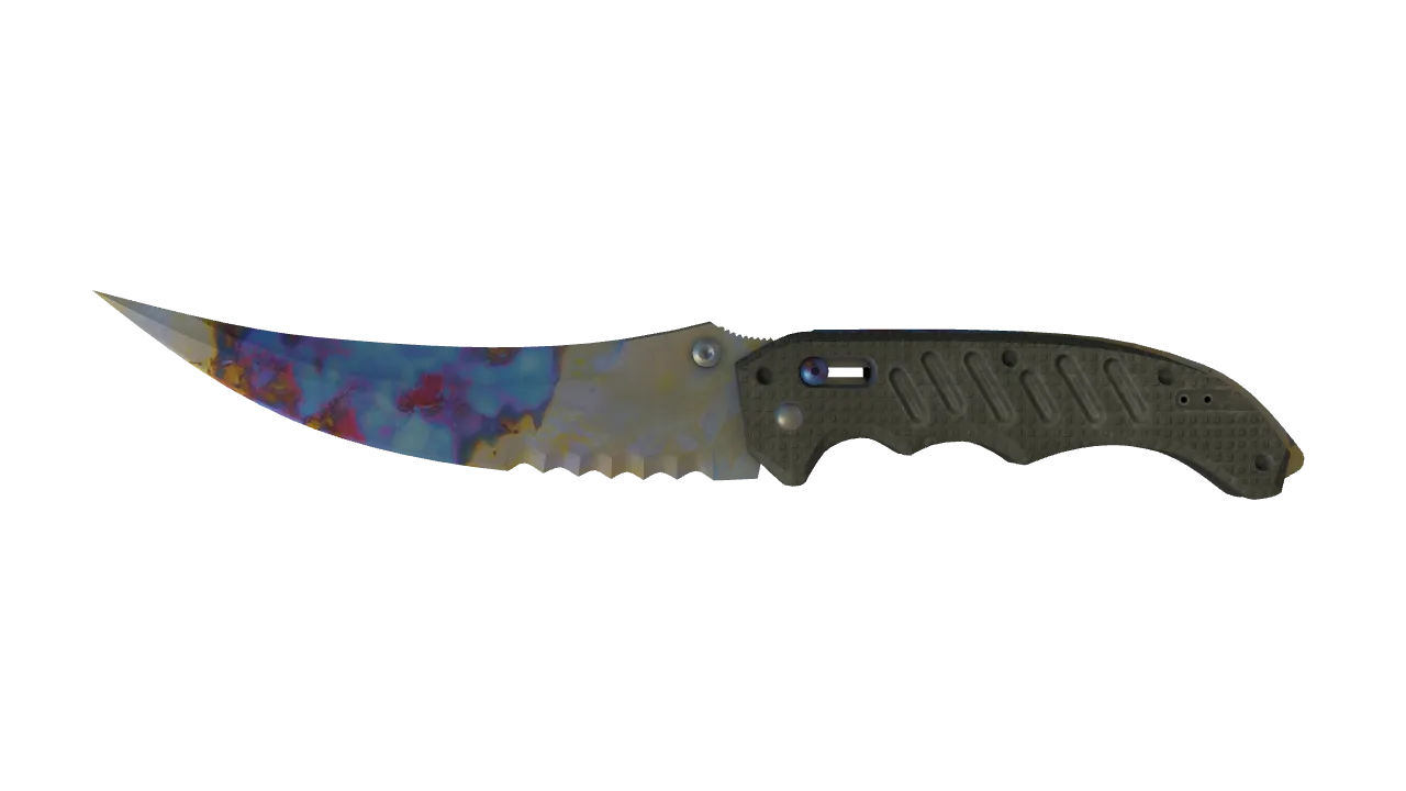 Flip Knife | Case Hardened seed #149, front