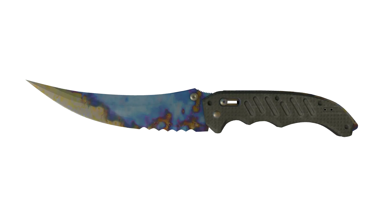 Flip Knife | Case Hardened seed #179, front