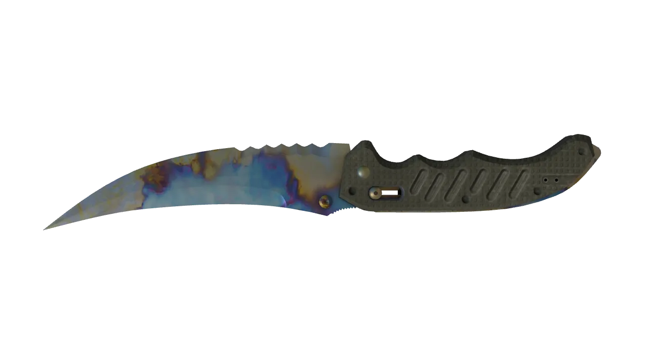 Flip Knife | Case Hardened seed #187, back