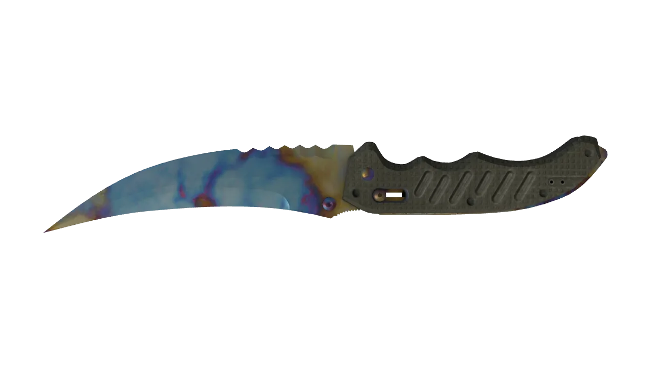 Flip Knife | Case Hardened seed #189, back