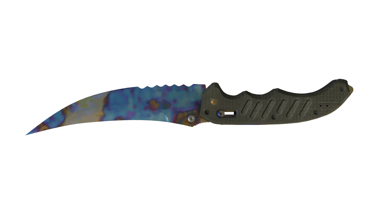 Flip Knife | Case Hardened seed #200, back