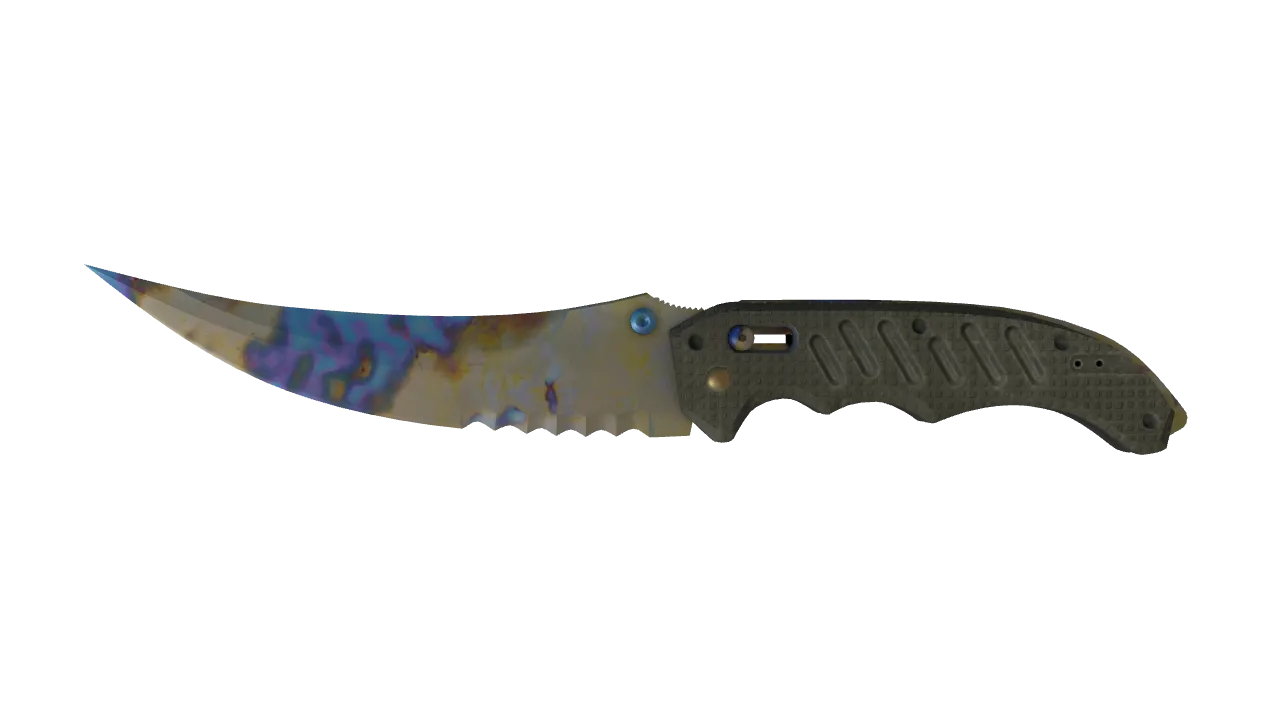 Flip Knife | Case Hardened seed #200, front