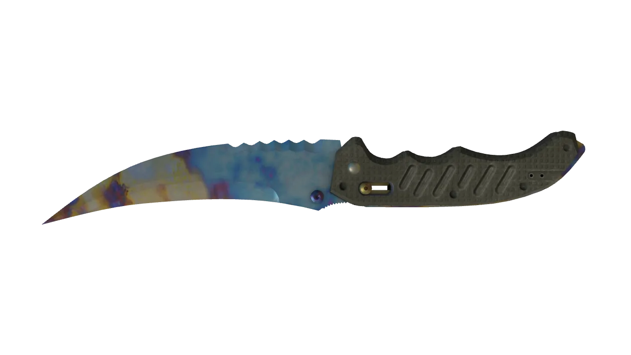 Flip Knife | Case Hardened seed #209, back
