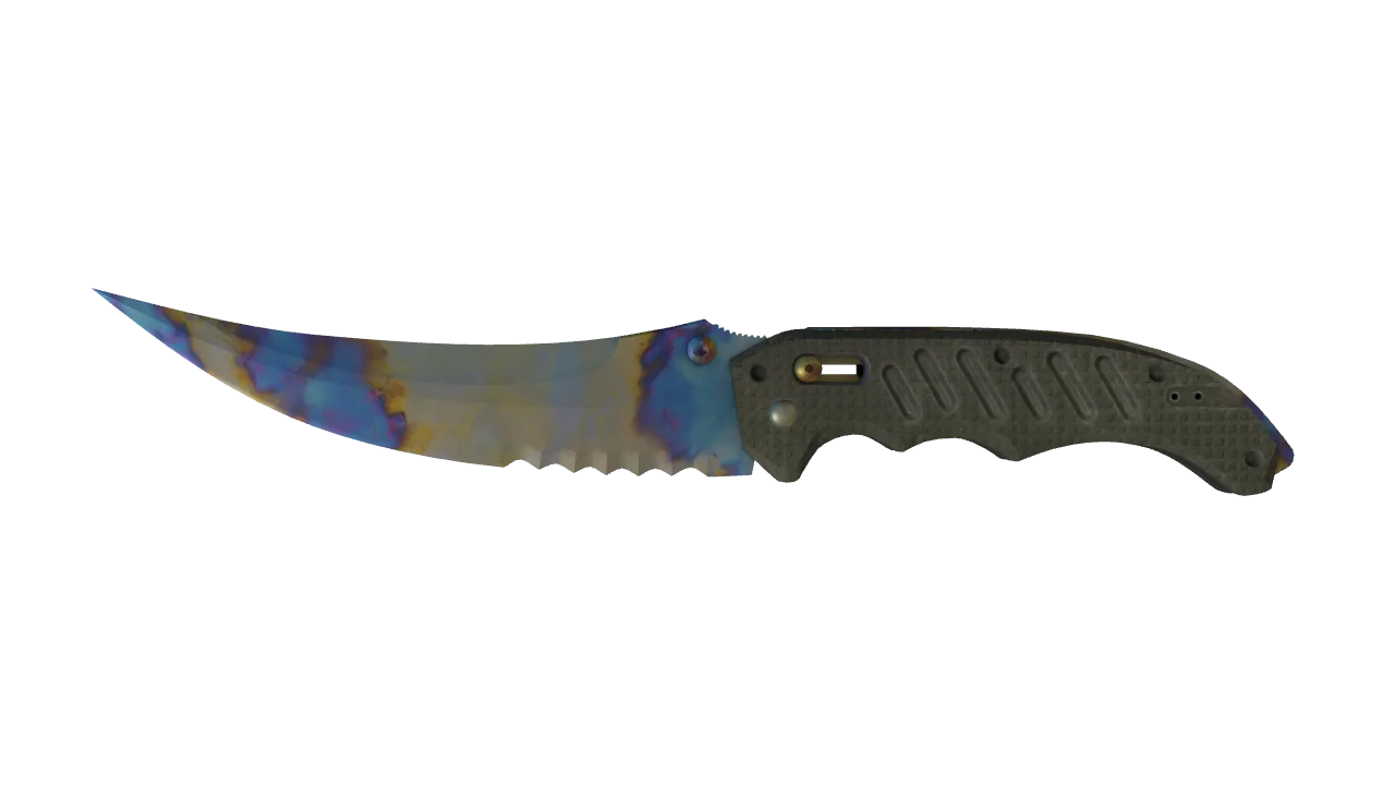 Flip Knife | Case Hardened seed #209, front