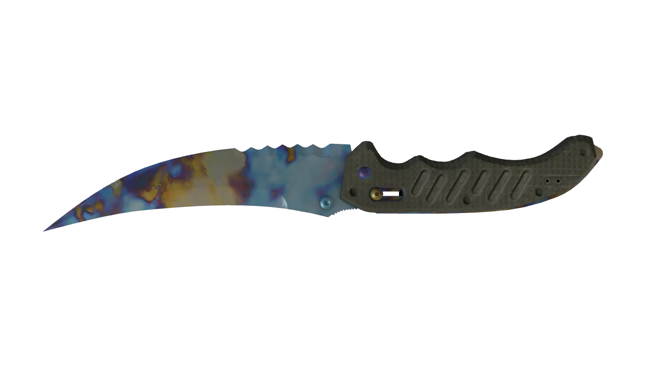 Flip Knife | Case Hardened seed #235, back