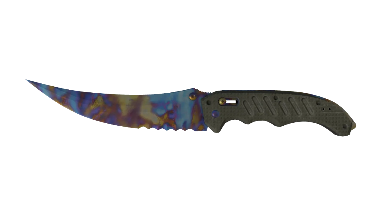 Flip Knife | Case Hardened seed #235, front