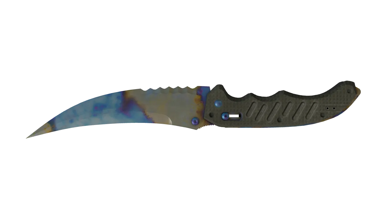 Flip Knife | Case Hardened seed #236, back