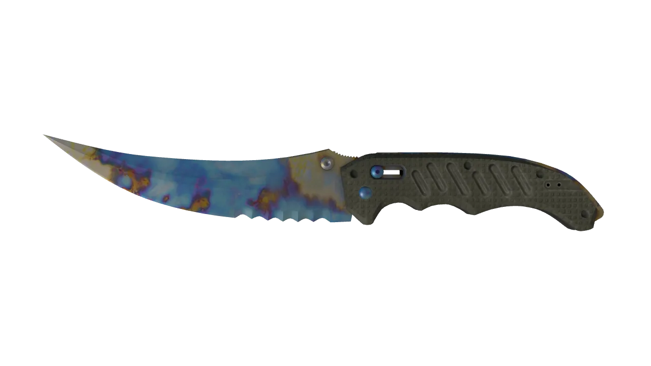 Flip Knife | Case Hardened seed #236, front