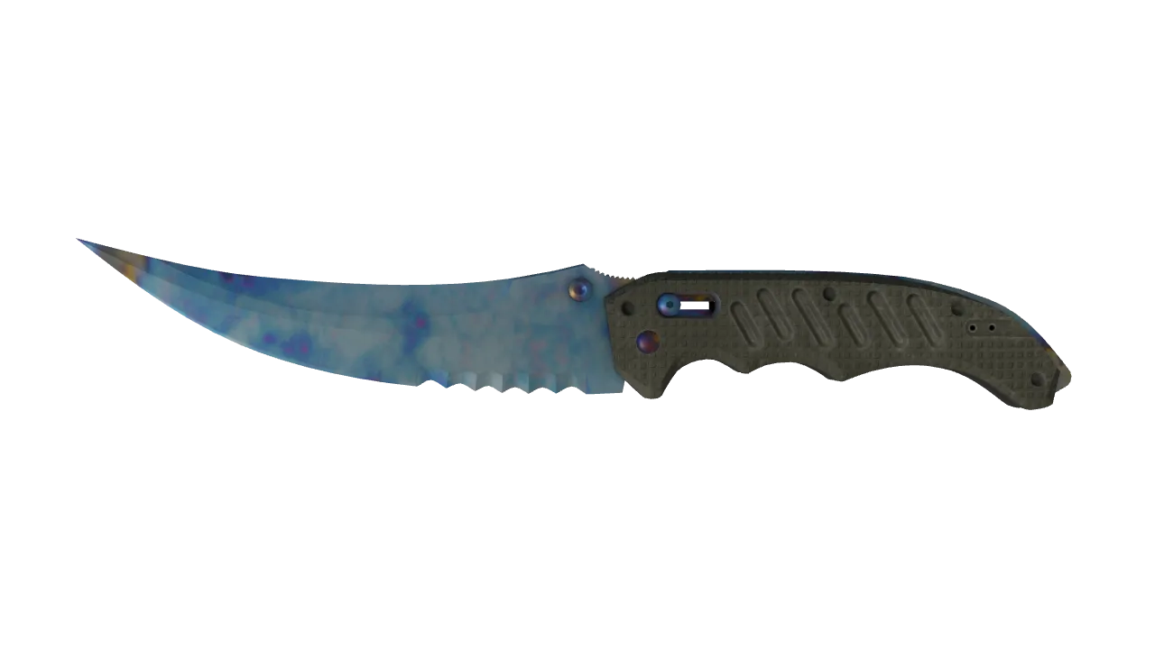 Flip Knife | Case Hardened seed #262, front