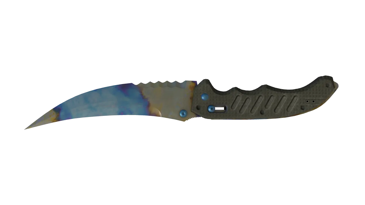 Flip Knife | Case Hardened seed #278, back