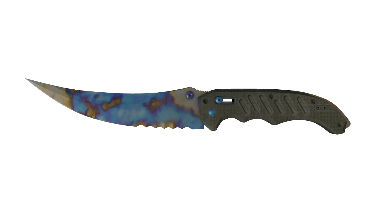 Flip Knife | Case Hardened seed #278, front