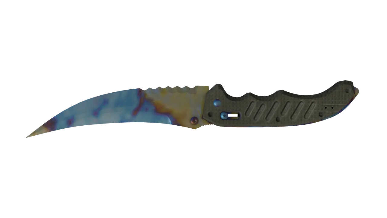 Flip Knife | Case Hardened seed #310, back