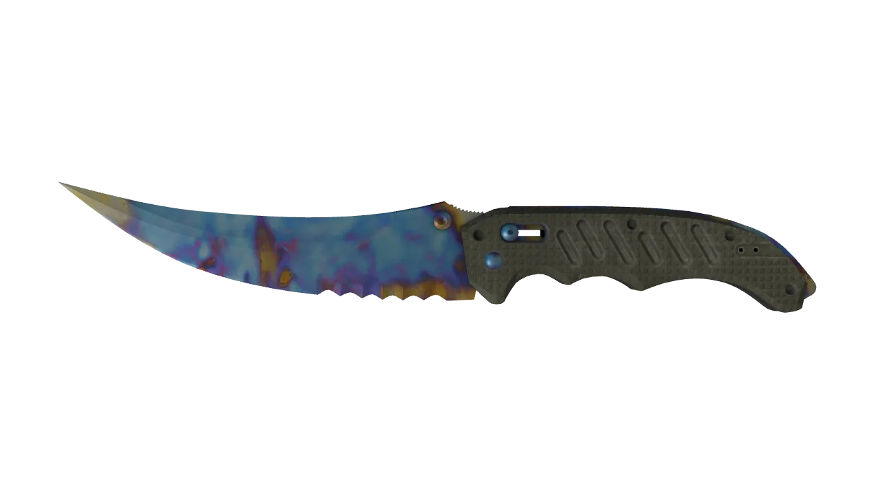Flip Knife | Case Hardened seed #310, front