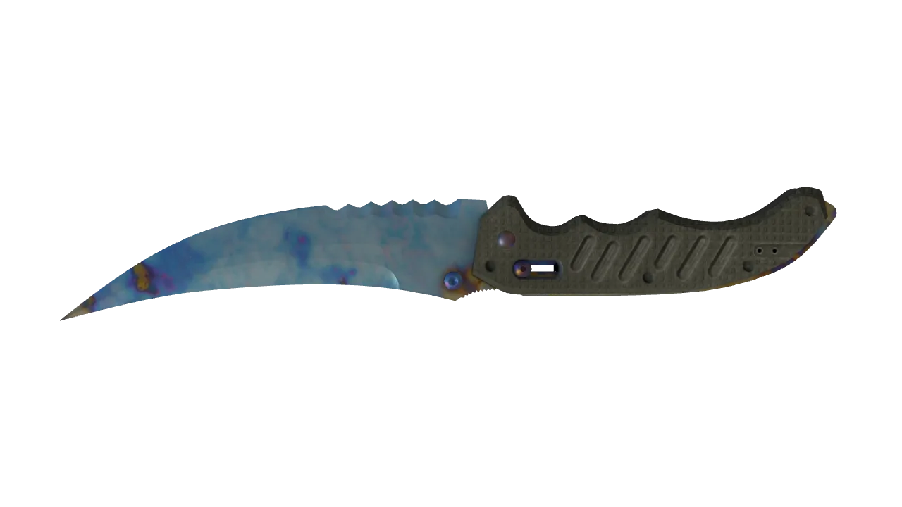 Flip Knife | Case Hardened seed #321, back