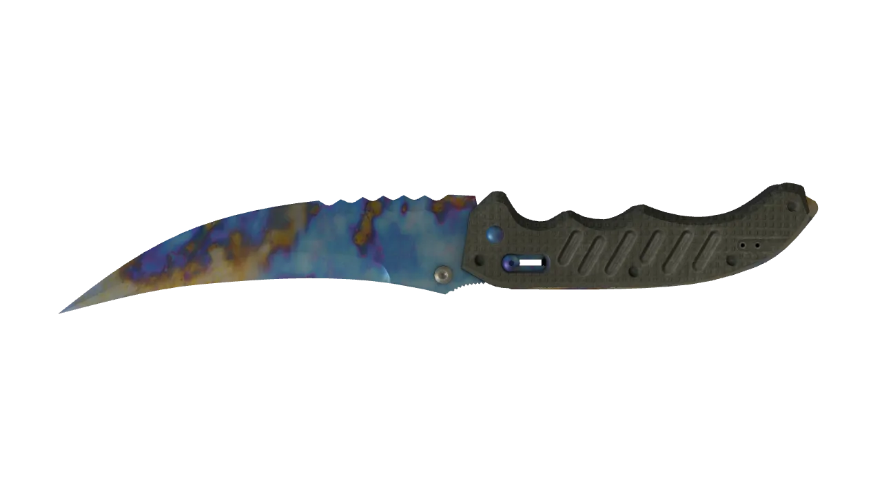 Flip Knife | Case Hardened seed #325, back