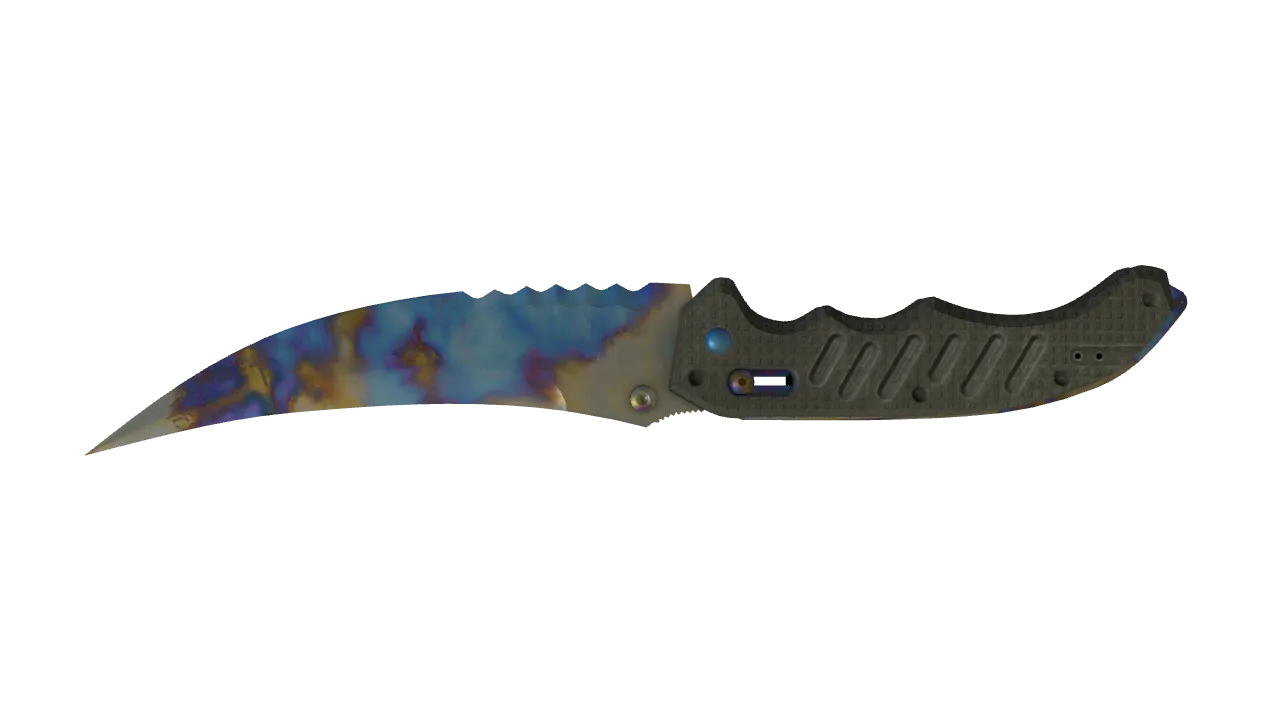 Flip Knife | Case Hardened seed #333, back