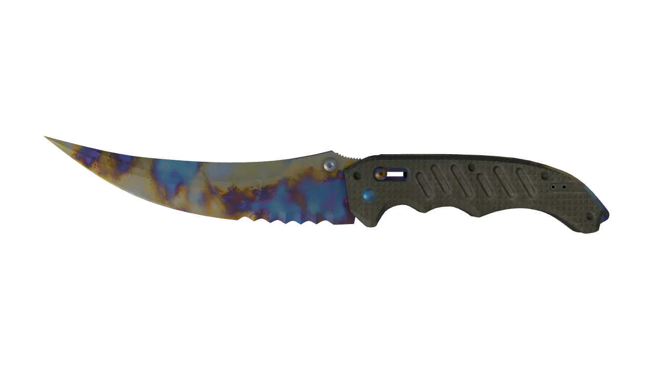 Flip Knife | Case Hardened seed #333, front