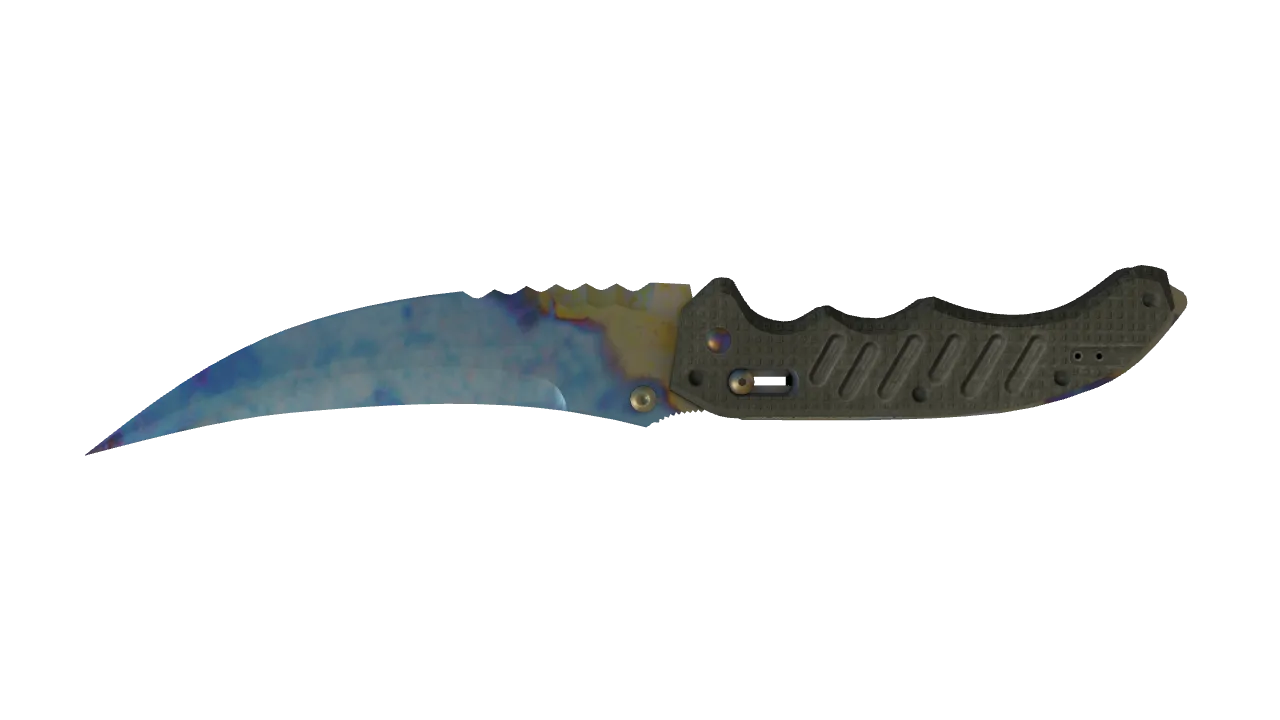 Flip Knife | Case Hardened seed #387, back