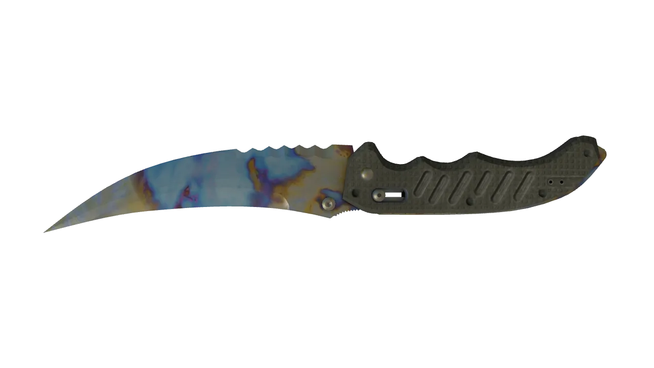 Flip Knife | Case Hardened seed #389, back