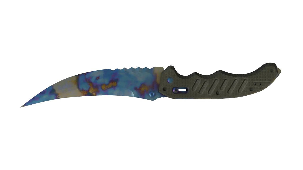 Flip Knife | Case Hardened seed #396, back