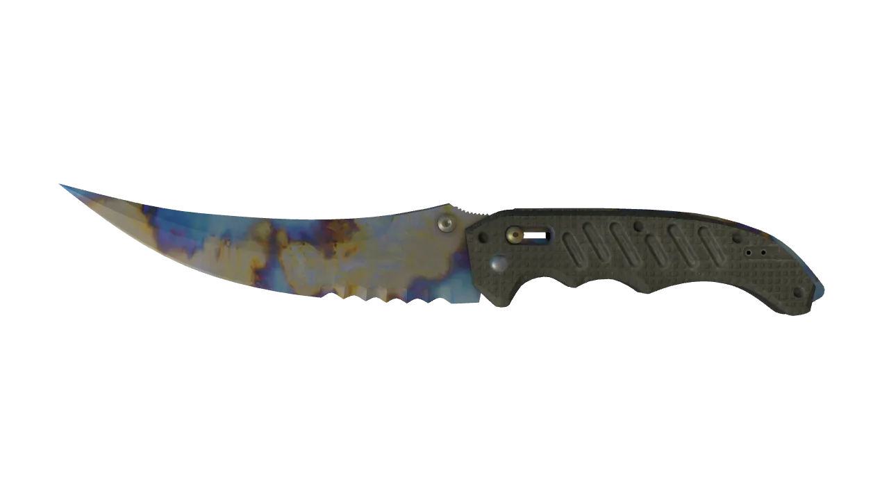 Flip Knife | Case Hardened seed #4, front