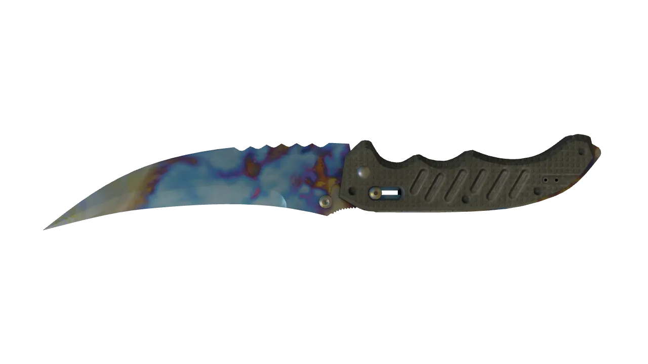 Flip Knife | Case Hardened seed #428, back