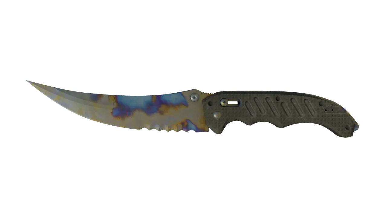 Flip Knife | Case Hardened seed #430, front