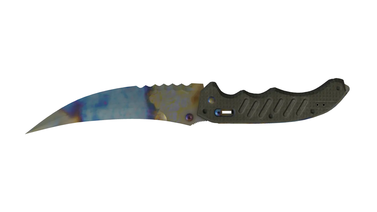 Flip Knife | Case Hardened seed #434, back