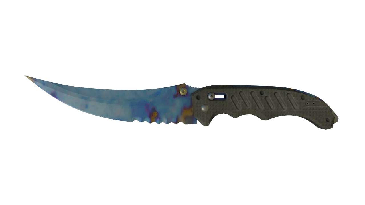 Flip Knife | Case Hardened seed #442, front
