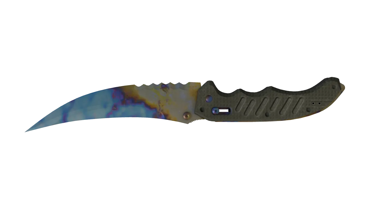 Flip Knife | Case Hardened seed #463, back