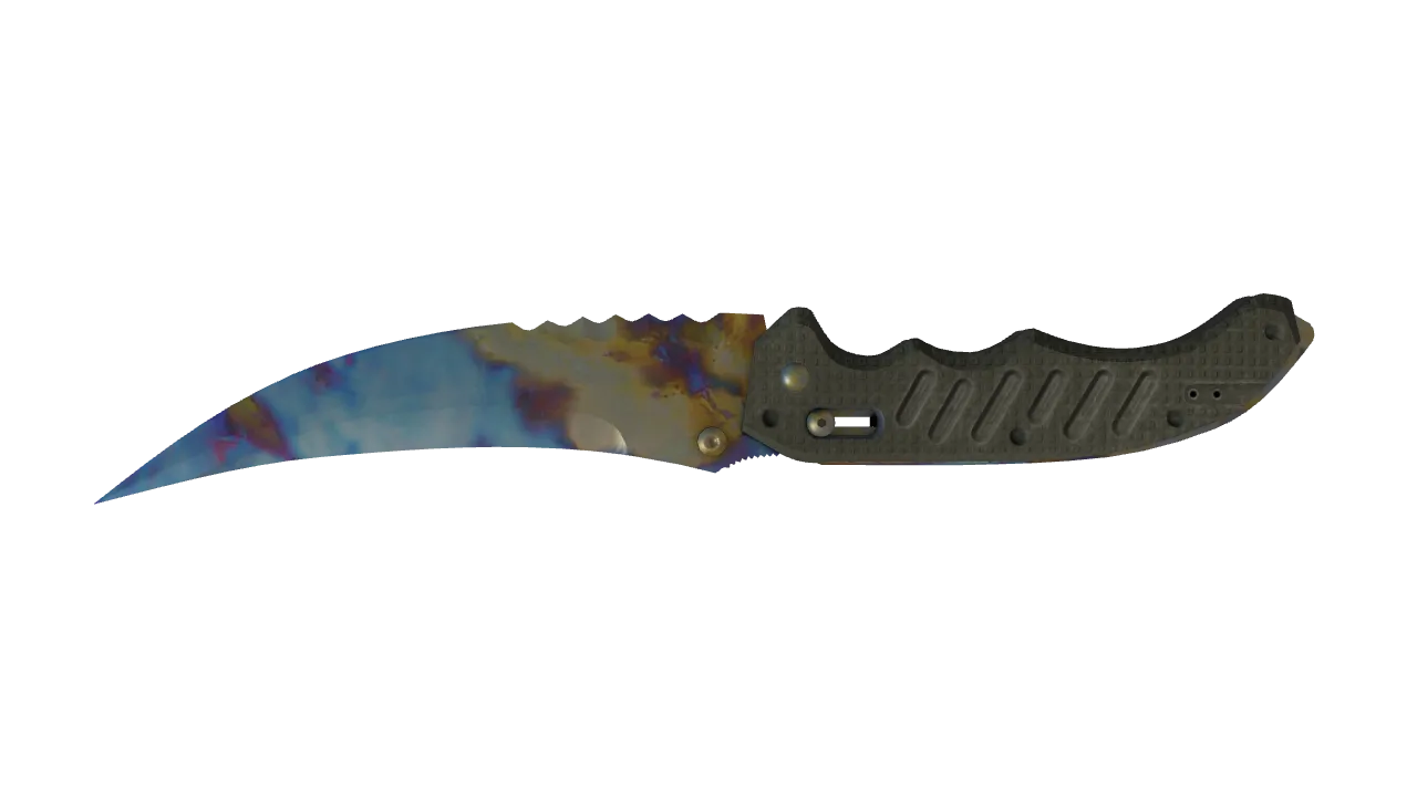 Flip Knife | Case Hardened seed #470, back