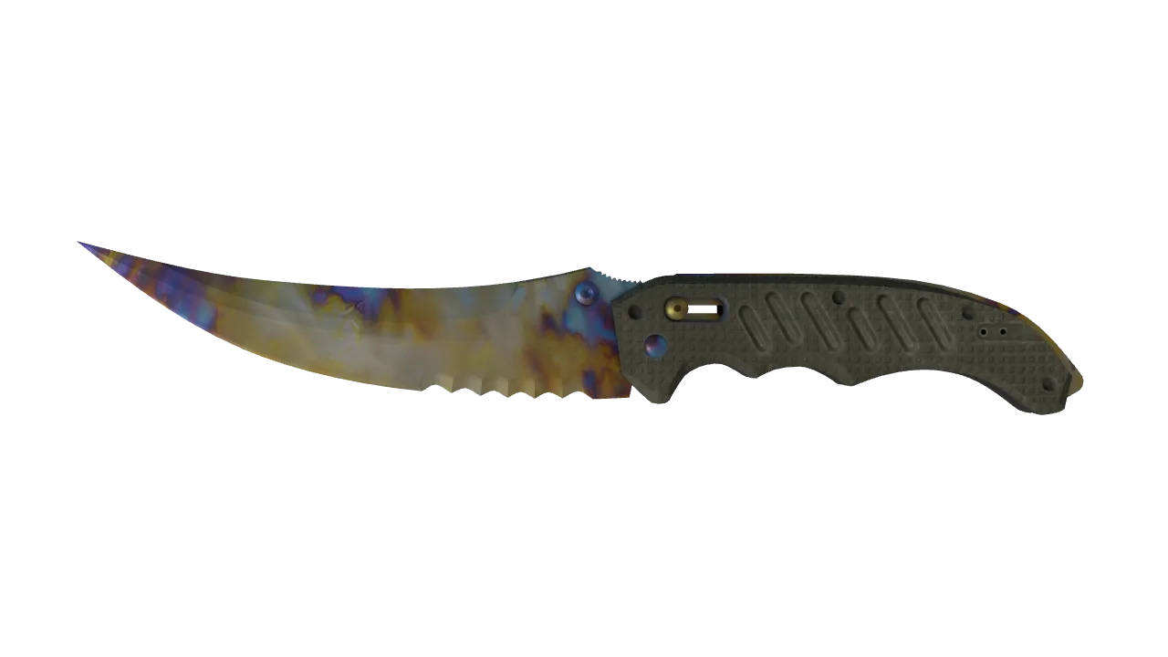Flip Knife | Case Hardened seed #479, front