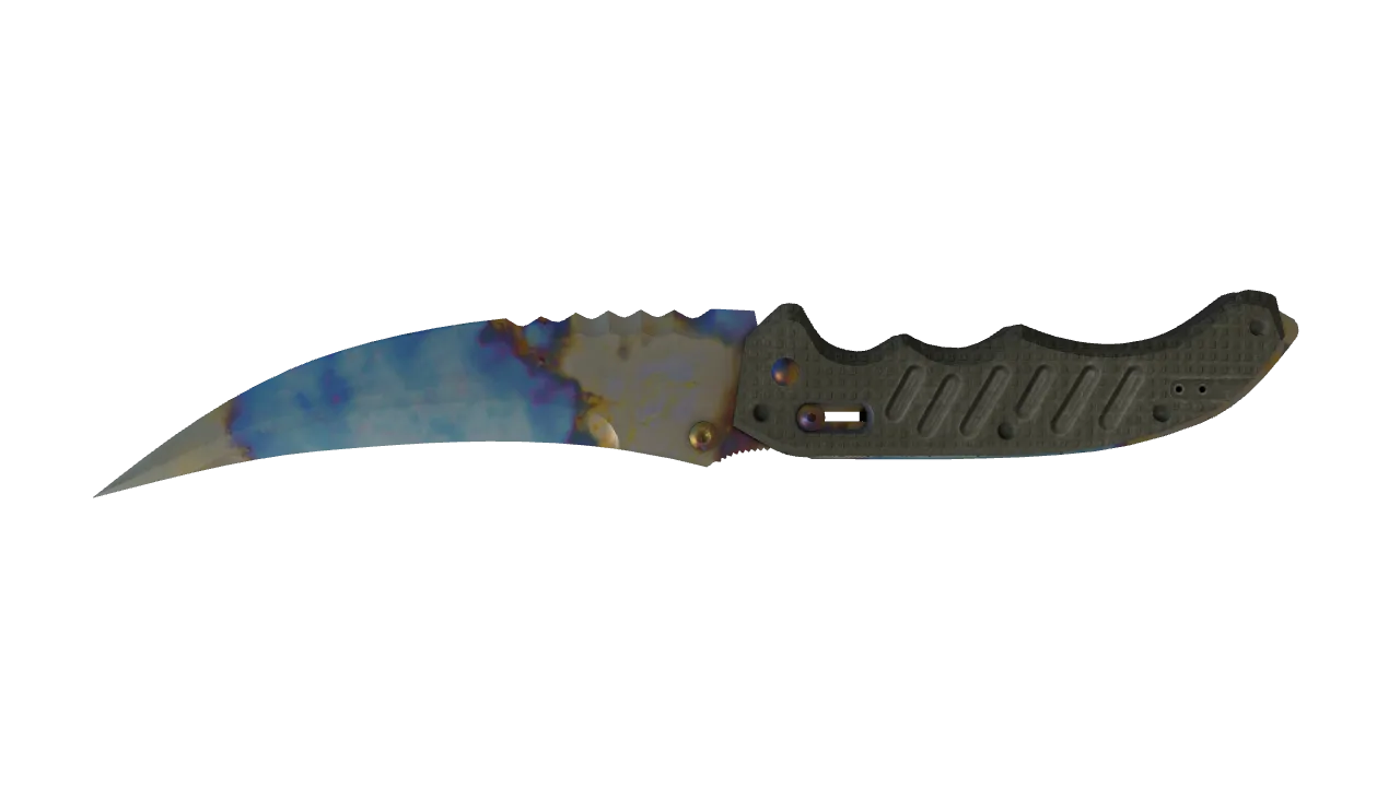Flip Knife | Case Hardened seed #497, back